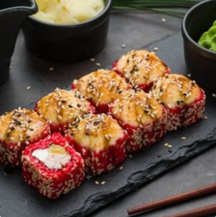 Ролл запеченный Тропическая курочка