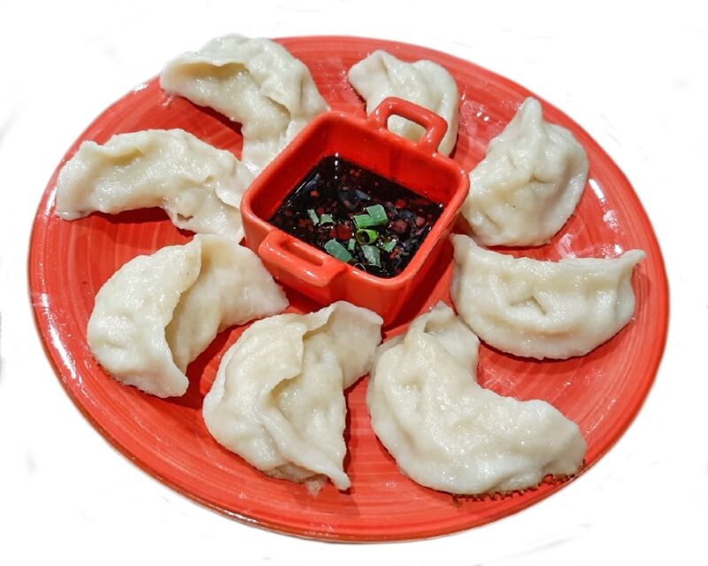 Пельмени со свининой и креветками