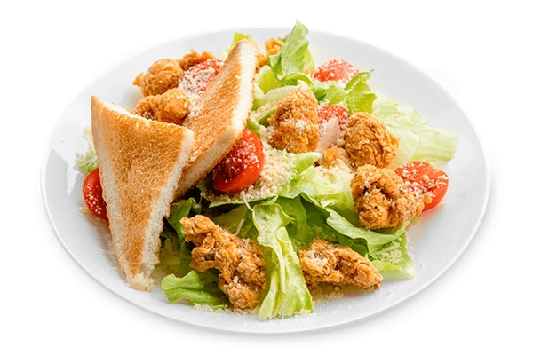 Салат Цезарь с курицей
