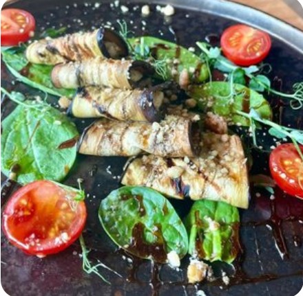 Баклажан с брынзой