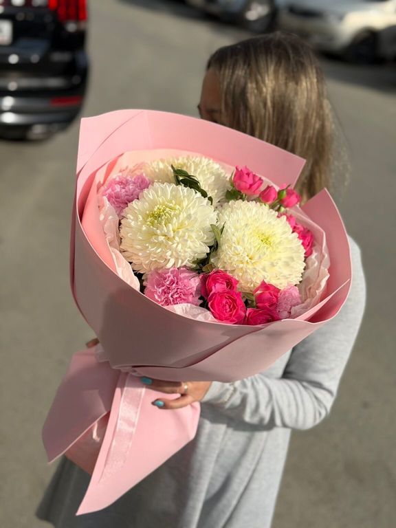 Букет «Розовая нежность»