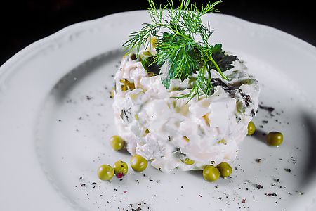 Оливье с курицей