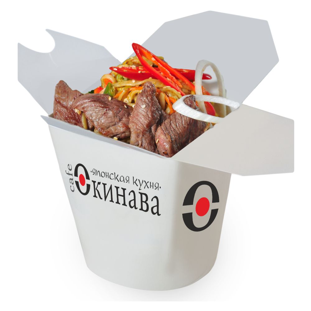 Лапша черная с овощами Wok