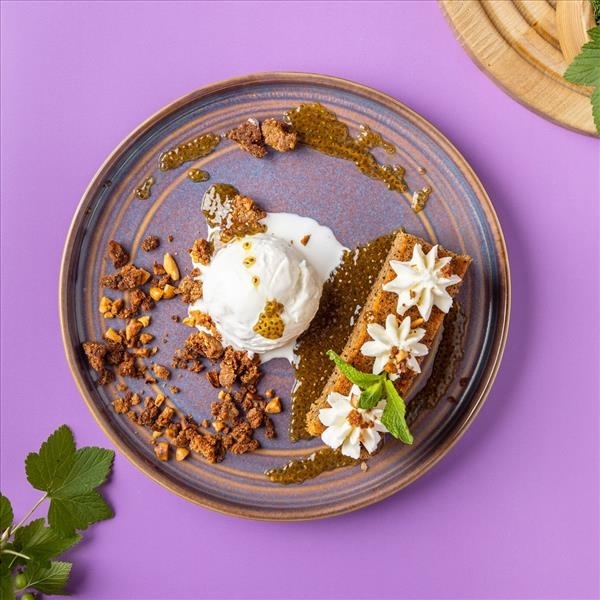 Морковный бисквит с чиа и апельсином