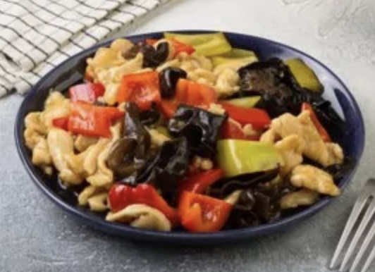 Курица жаренная с китай.аромат.грибами