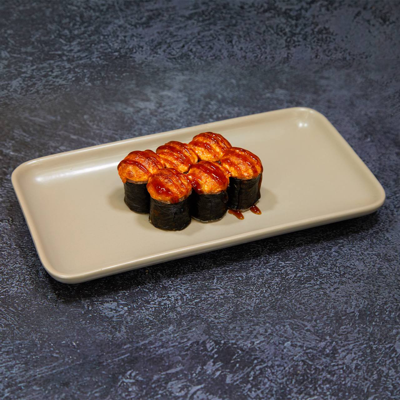 Мини ролл с крабом запечённый