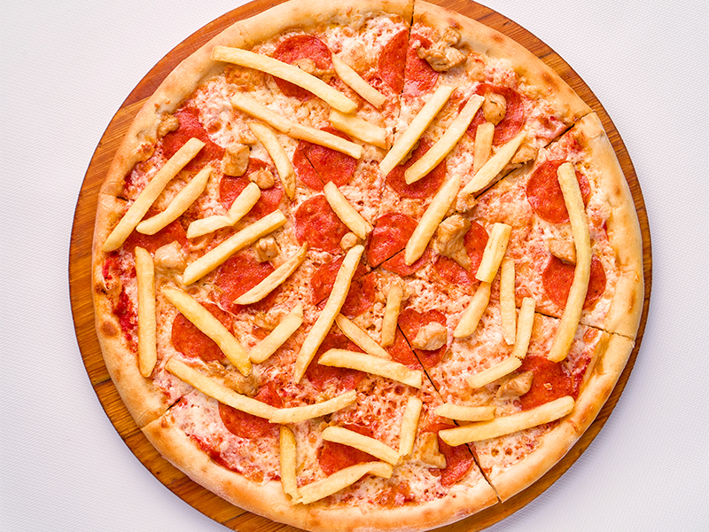 Фри, пицца 28см