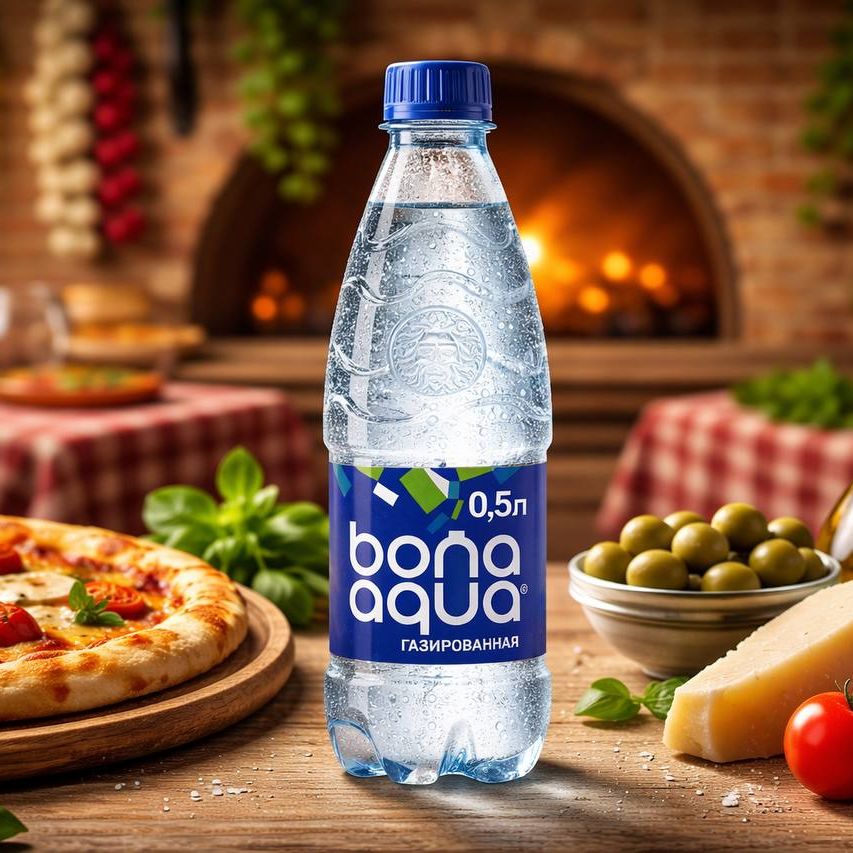 Вода "Bona aqua" газ 0,5