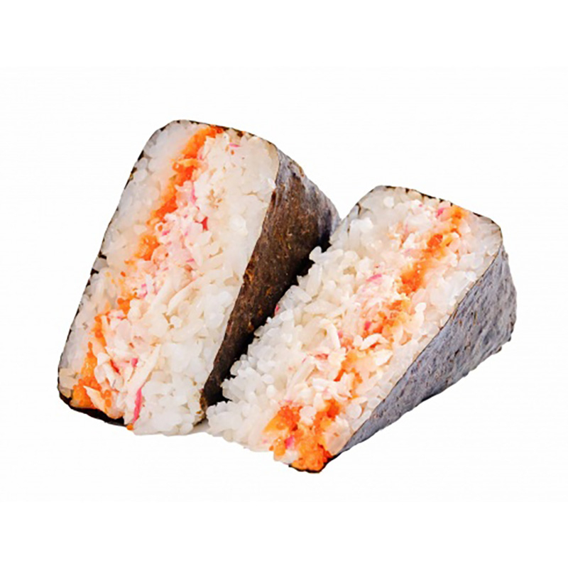 Онигири с крабом и креветкой