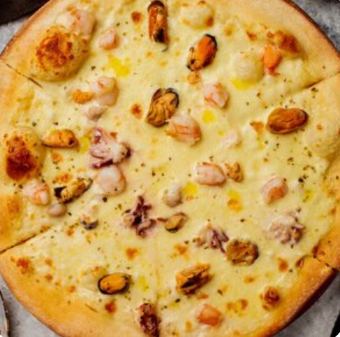 Пицца с морепродуктами 22 см
