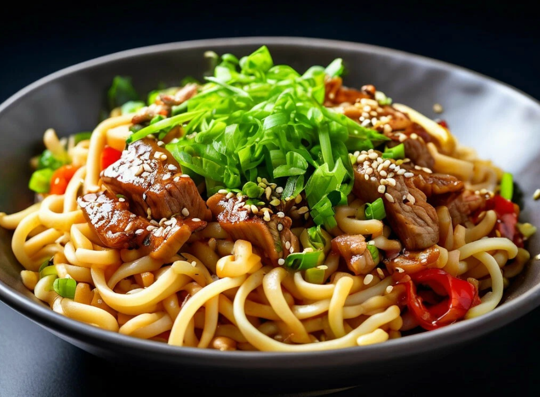Wok с свининой