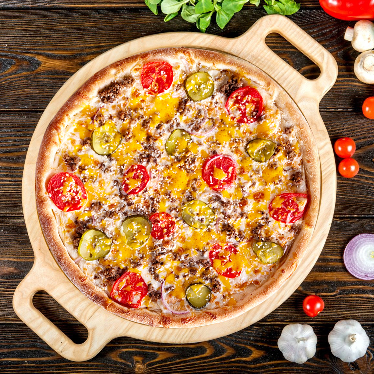 Пицца 35см Бургер