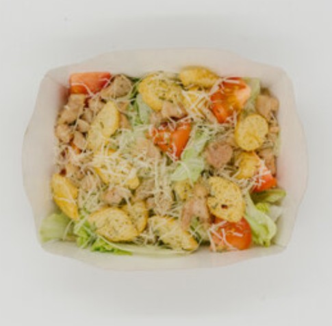Салат Цезарь с курицей