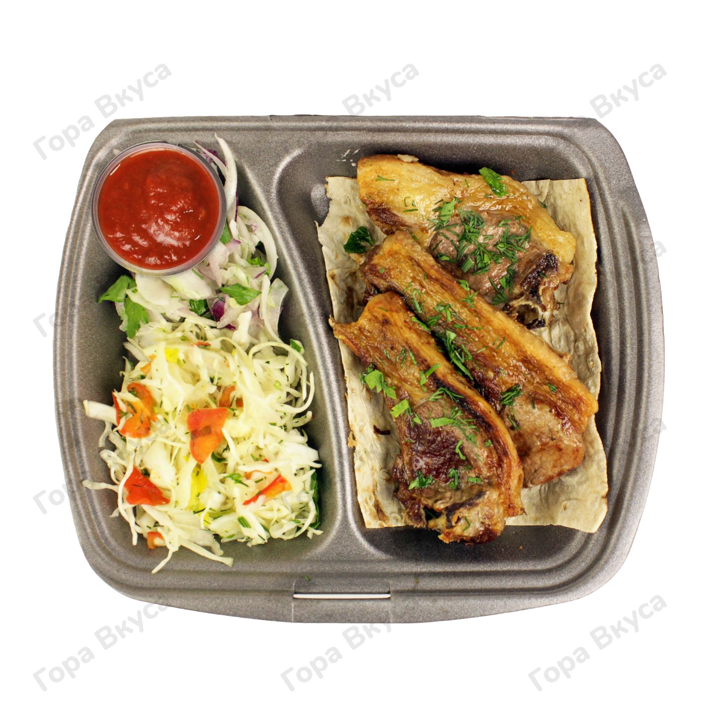 Корейка баранина на углях (гарнир 2)