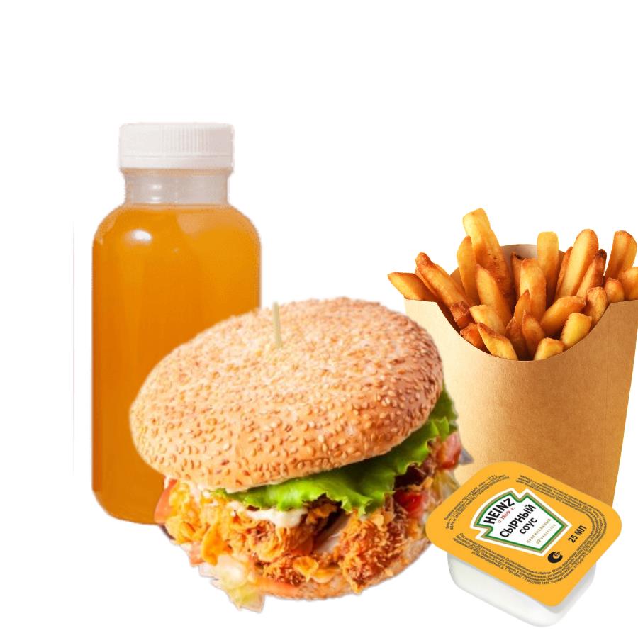 Чикенбургер комбо