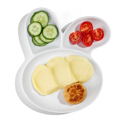 Картофельное пюре с котлетой