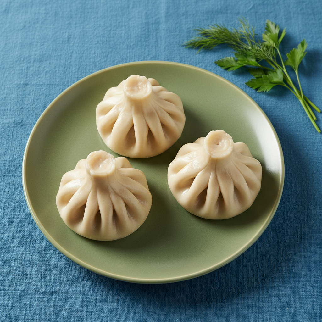 Хинкали ручной лепки отварные
