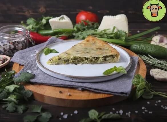 Пирог с сыром и шпинатом (550 гр)