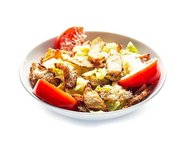 Салат Цезарь с курицей