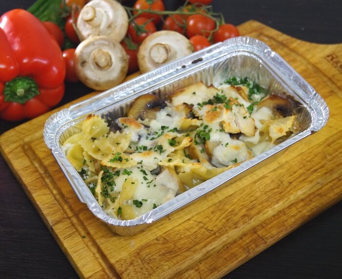 Зап.паста Фарфалле с курицей и грибами