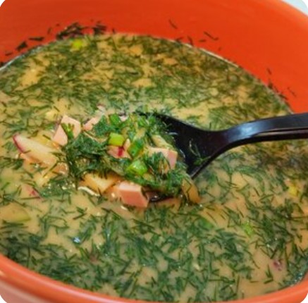 Окрошка на квасе