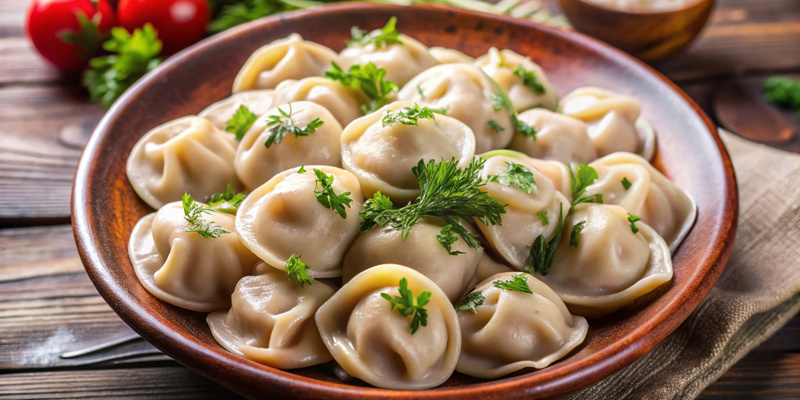 Пельмени отварные говяжие