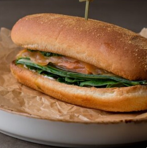 Панини с лососем