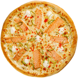 Пицца 36 см Филадельфия (тонкое)