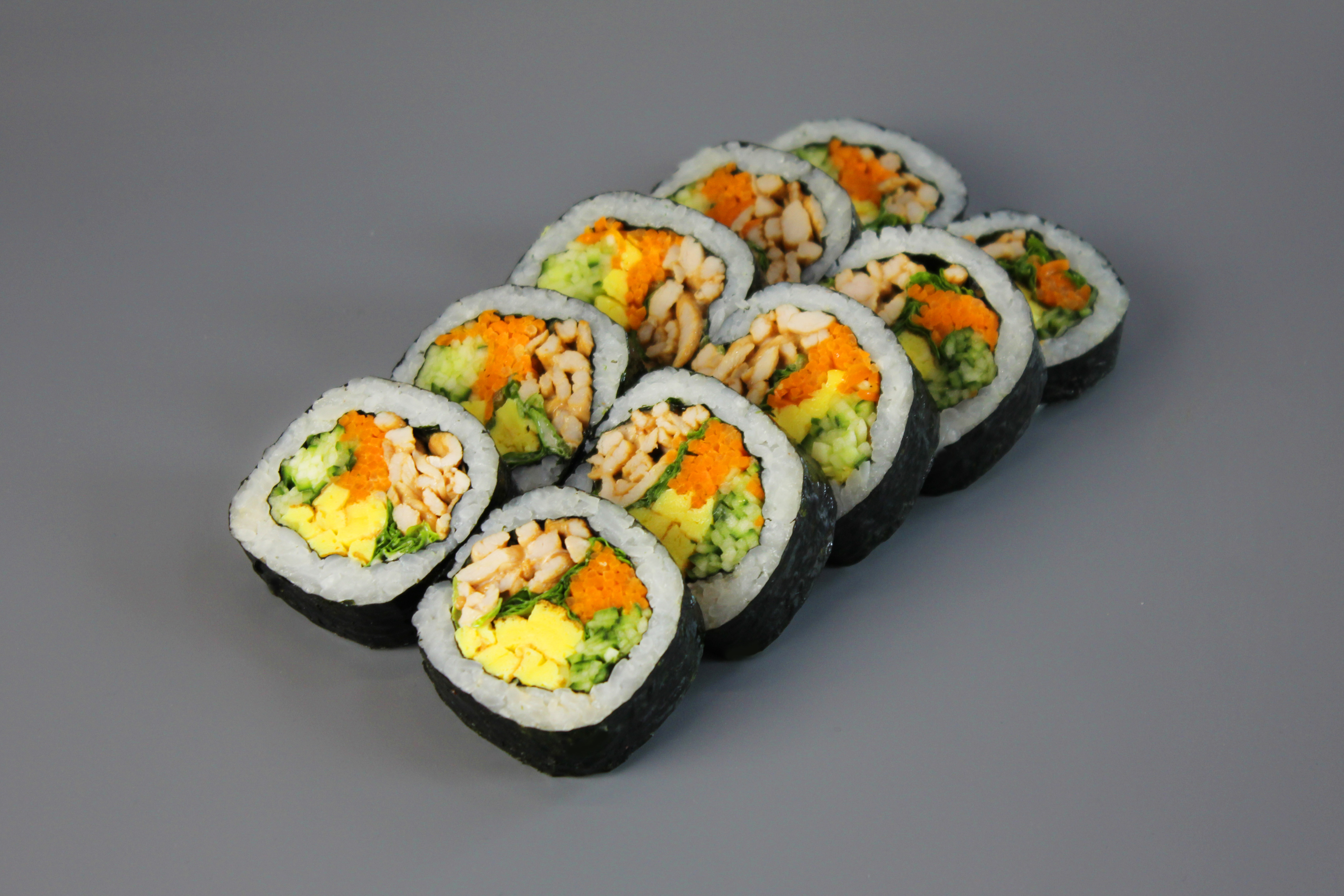 КИМПАБ С МЯСОМ (корейский ролл)