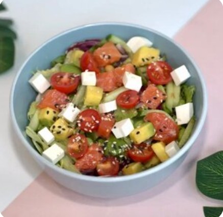 Боул с лососем