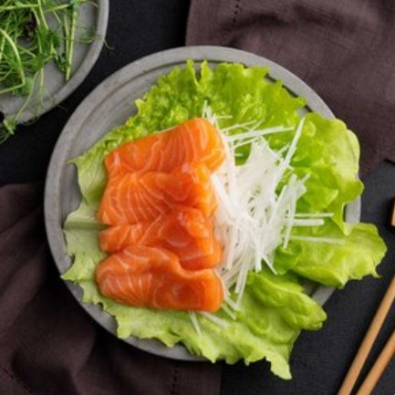 Сашими с лососем