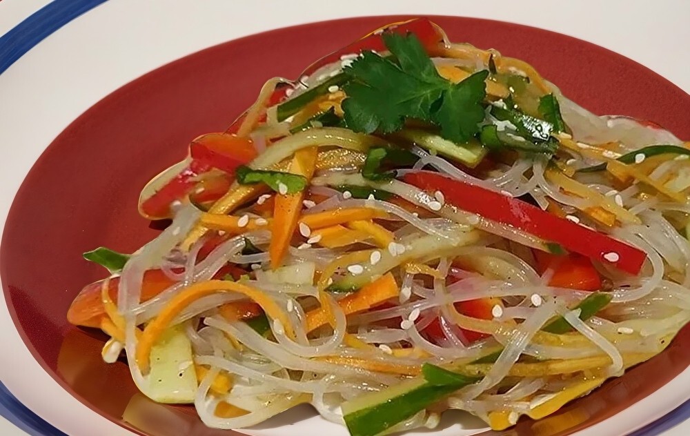 Фунчоза с овощами