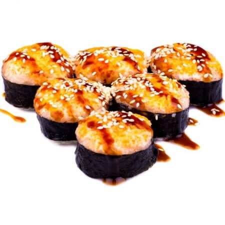 Запеченный с беконом и омлетом (6 шт)