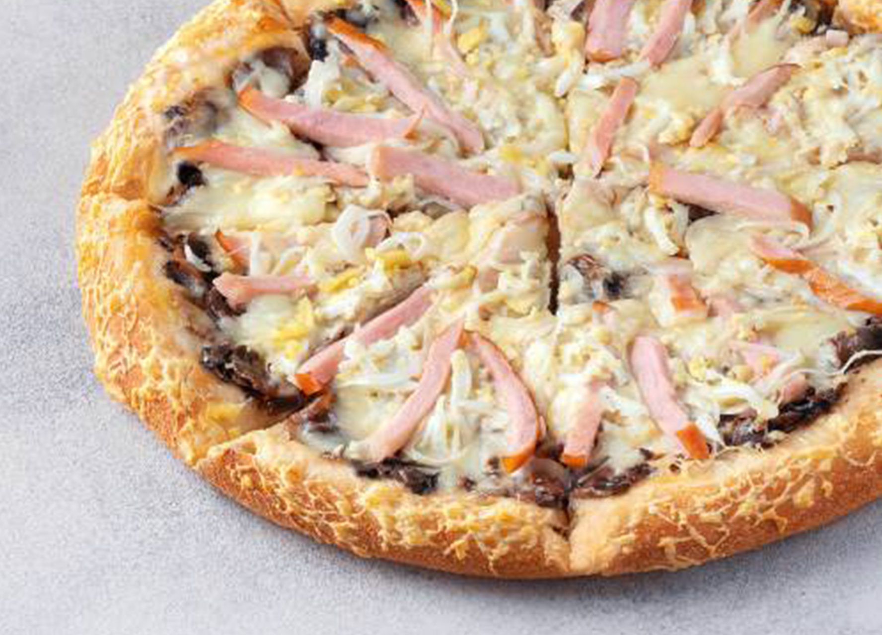 Пицца Жюльен 30 см на толстом с сыром