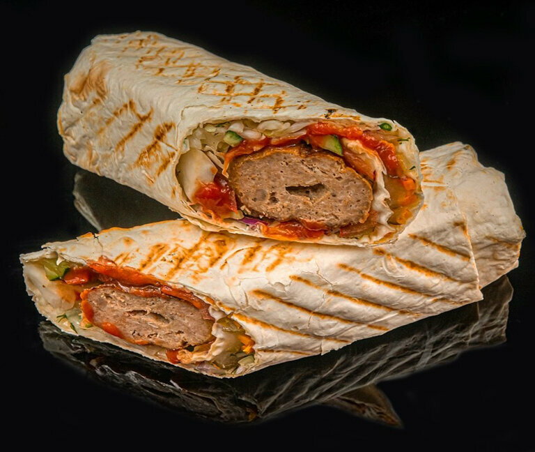 Люля в лаваше из баранины