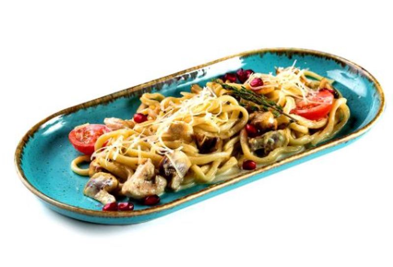 Лапша домашняя с куриным филе