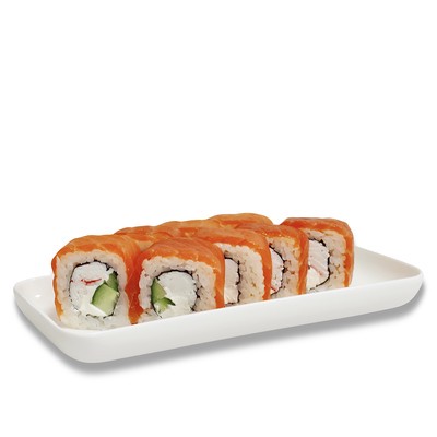 Филадельфия с лососем и крабом