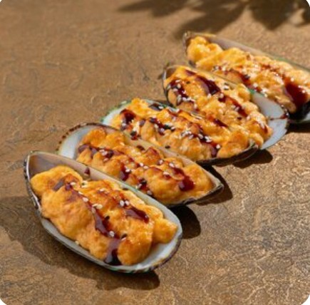 Мидии запеченные