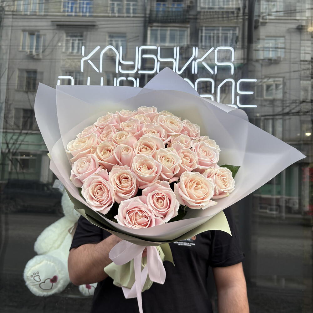 Букет из 29 роз "Кэролайн"