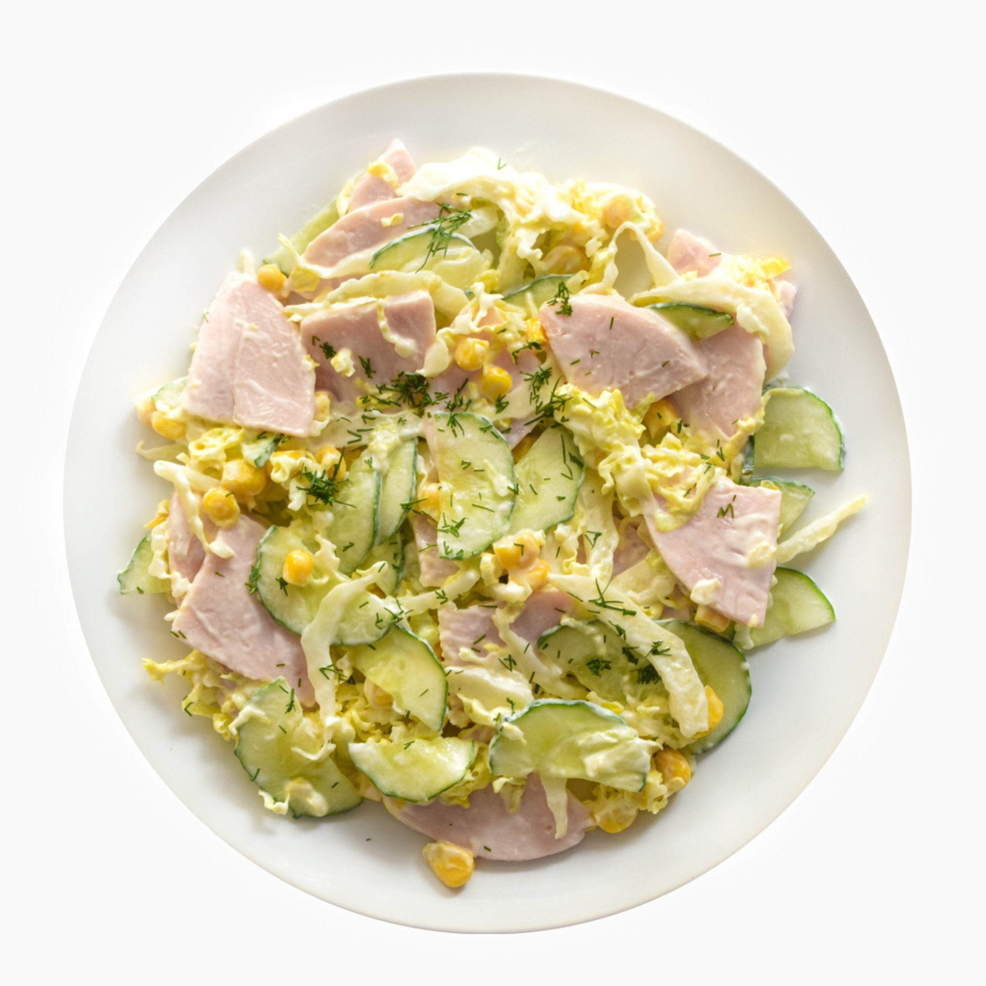 Лёгкий с ветчиной из индейки