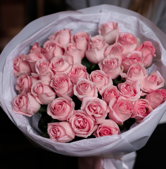 Букет 35 роз премиум