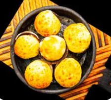 Грибные шапочки с сыром