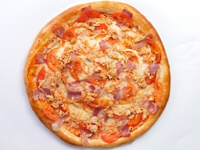 Пицца с беконом