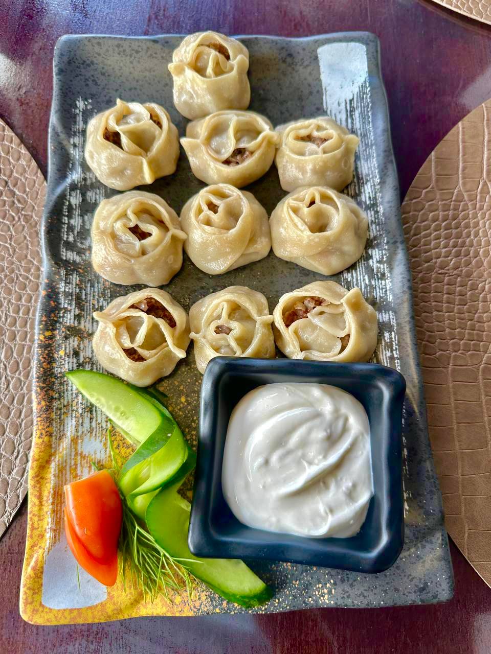 Бууза с мясом тувинского яка