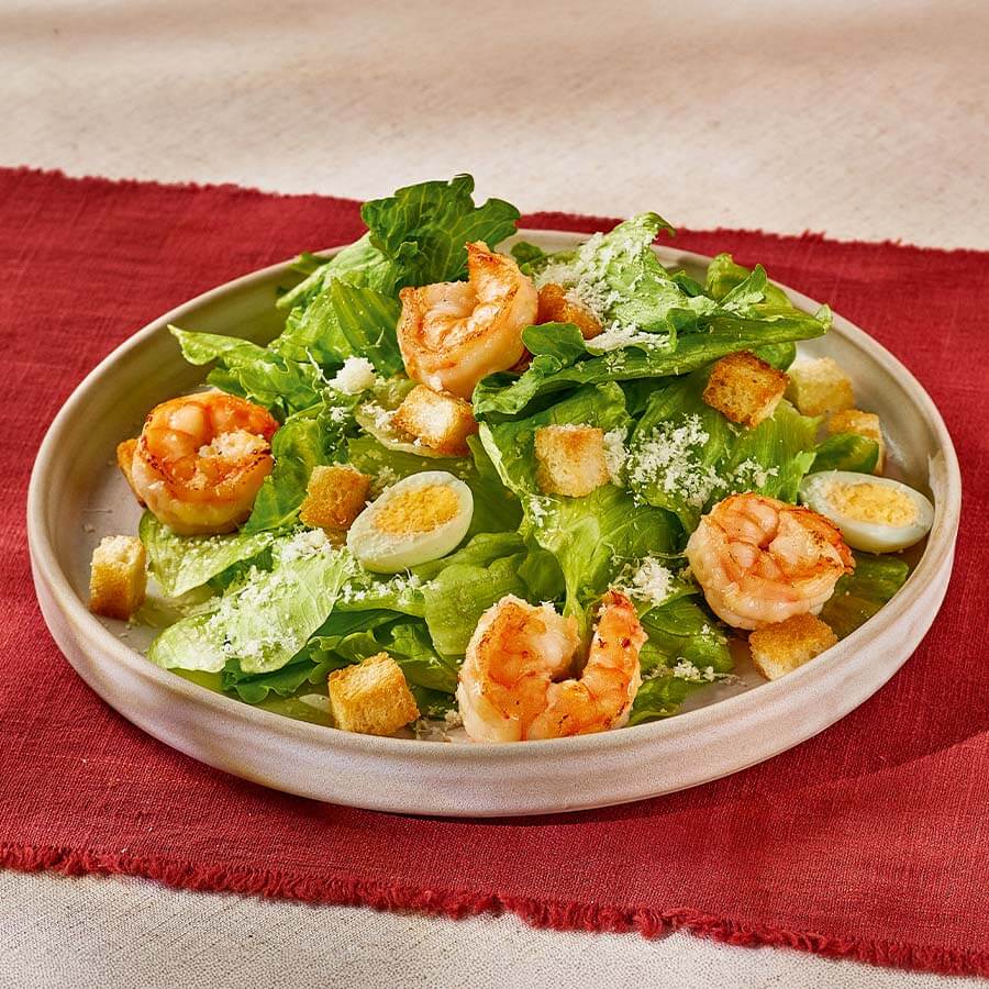 Цезарь c креветками