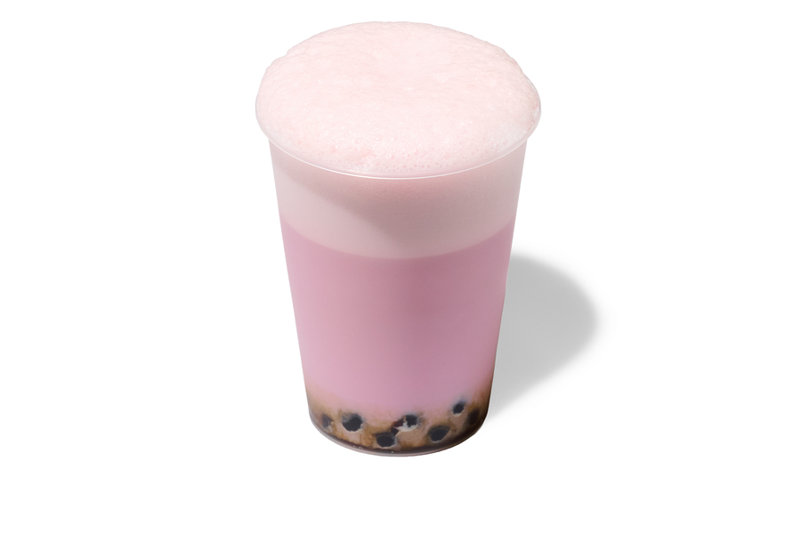 Согревающий молочный чай "Таро" с тапиокой