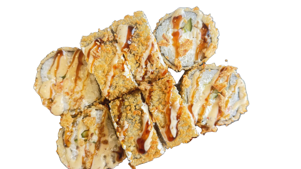 Жареный с креветкой