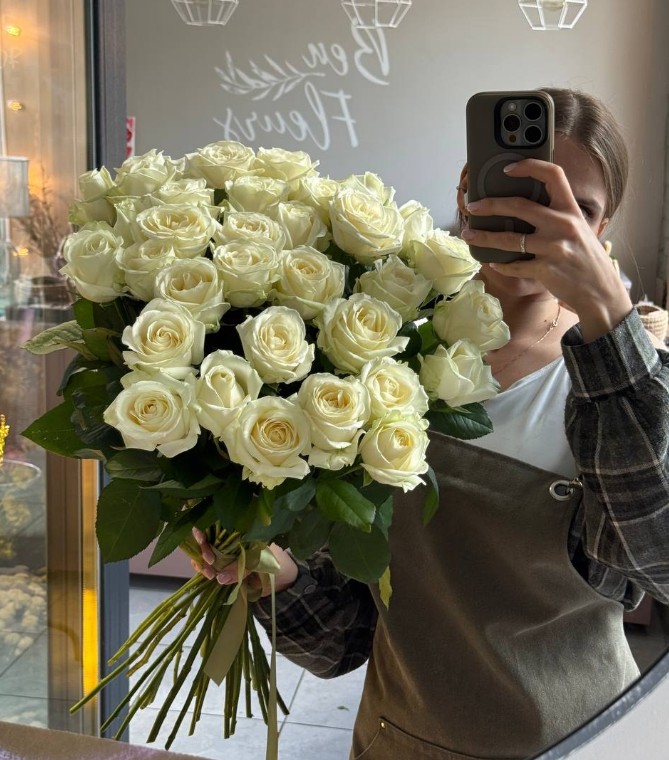 Монобукет из роз