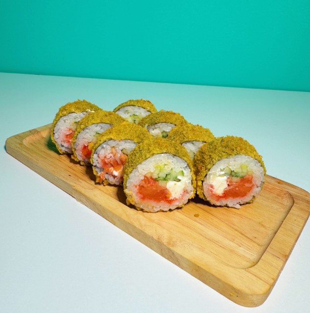 Жареный ролл филадельфия