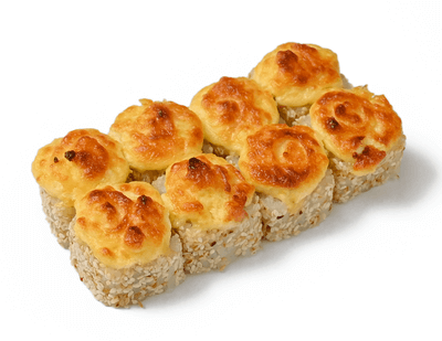 Запеченный ролл с курицей